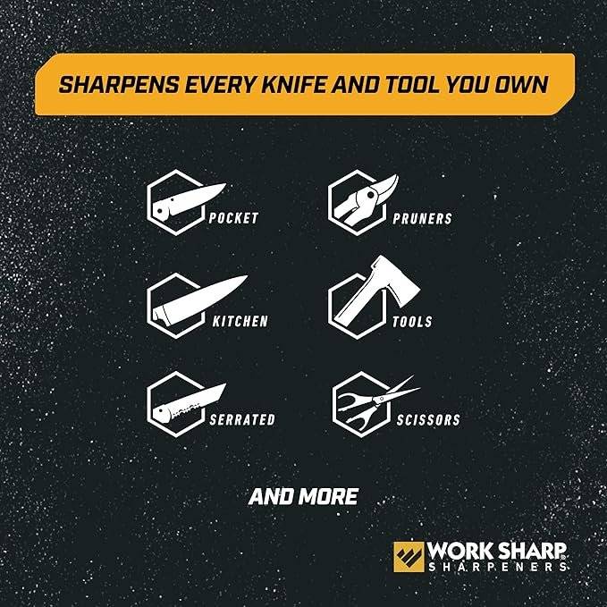 Work Sharp MK2 Professional Electric Knife and Tool Sharpener – Adjustable Tool and Knife Sharpening System