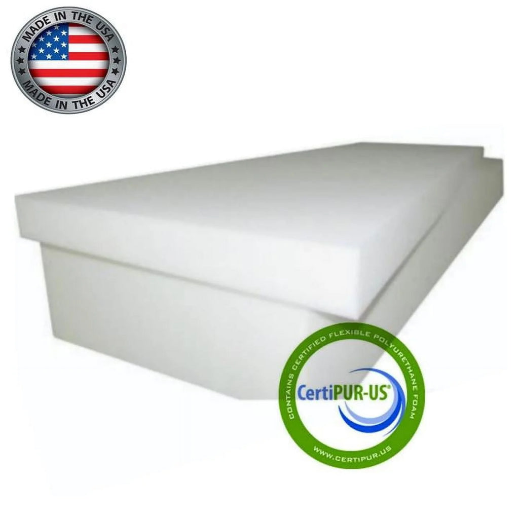 Seat Cushion 3"T x 30"W x 80"L (1546) "High Density Firm" Sofa Cushion Replacement, Upholstery Sheet Foam, Foam Padding