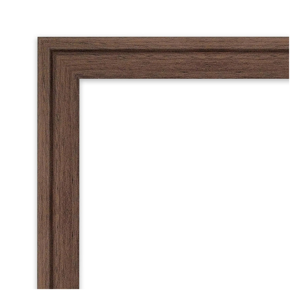 Amanti Art Florence Silver Beveled Wall Mirror 31.75 x 41.75 in.