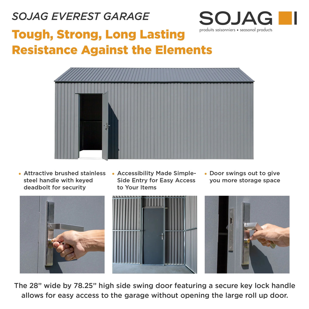 Garage Sojag Everest 12 pi x 25 pi