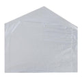 10' x 20' White Canopy Entrance Panel with Zippers (Front Panel)