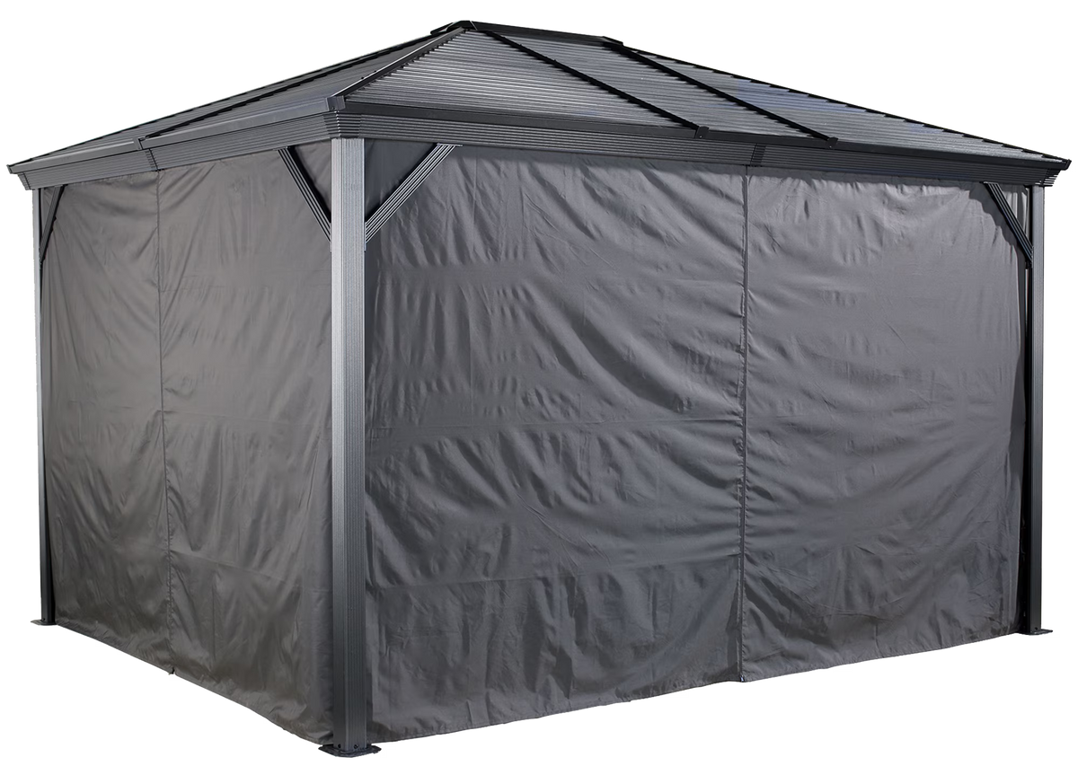 Sojag VENTURA 10' x 12' Polyester Privacy Curtain Kit