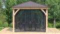 Yardistry 12' x 12' Meridian Gazebo Mosquito Mesh Kit