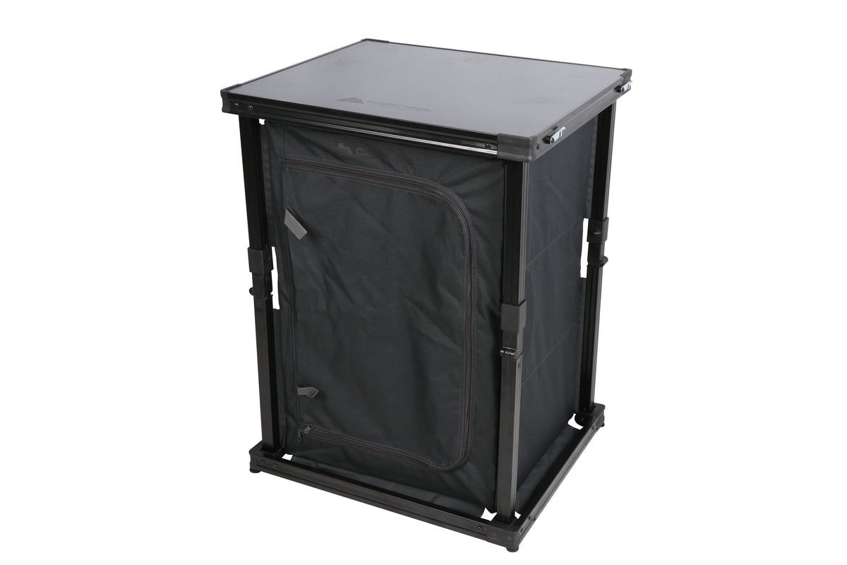 Ozark Trail Kitchen Organizer Hardtop Table, Gray, 23 x 20 x 31