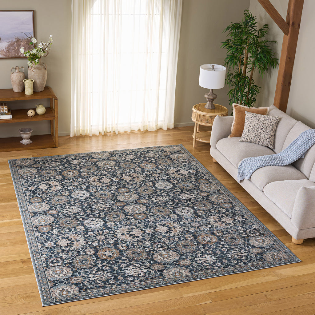 Safavieh Sutton Area Rug, Navy Brown, 8' x 10'