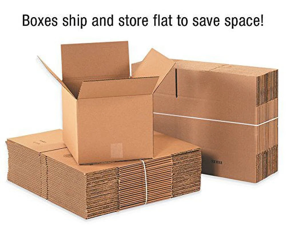 22x16x12 Corrugated Boxes, Medium, 22L x 16W x 12H, Pack of 20 - Shipping, Packaging, Moving, Storage for Home or Business, Strong Wholesale Bulk Boxes