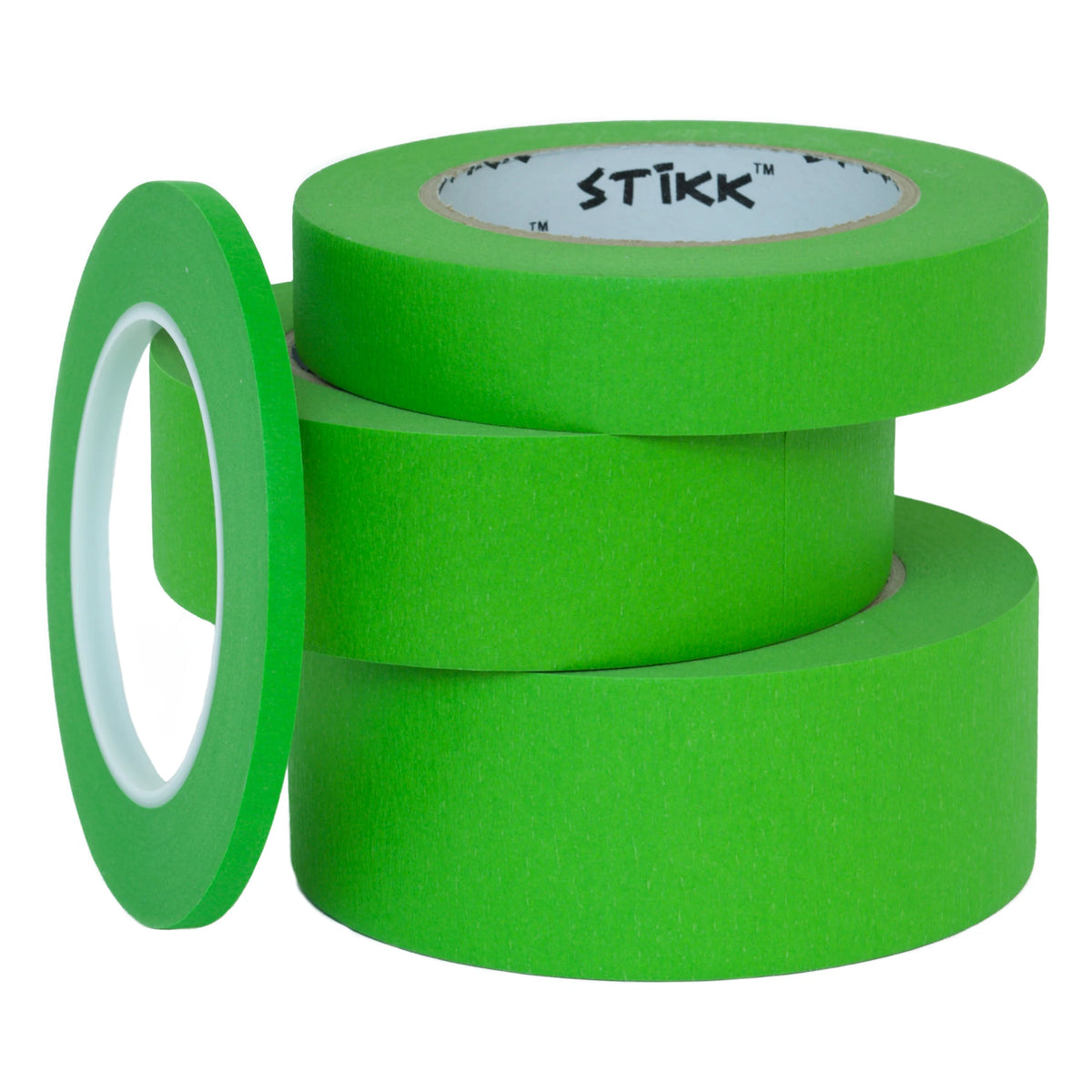 Carton de 24 rouleaux de ruban de masquage pour peinture STIKK vert, 48 mm x 55 m (2 po x 60 verges)
