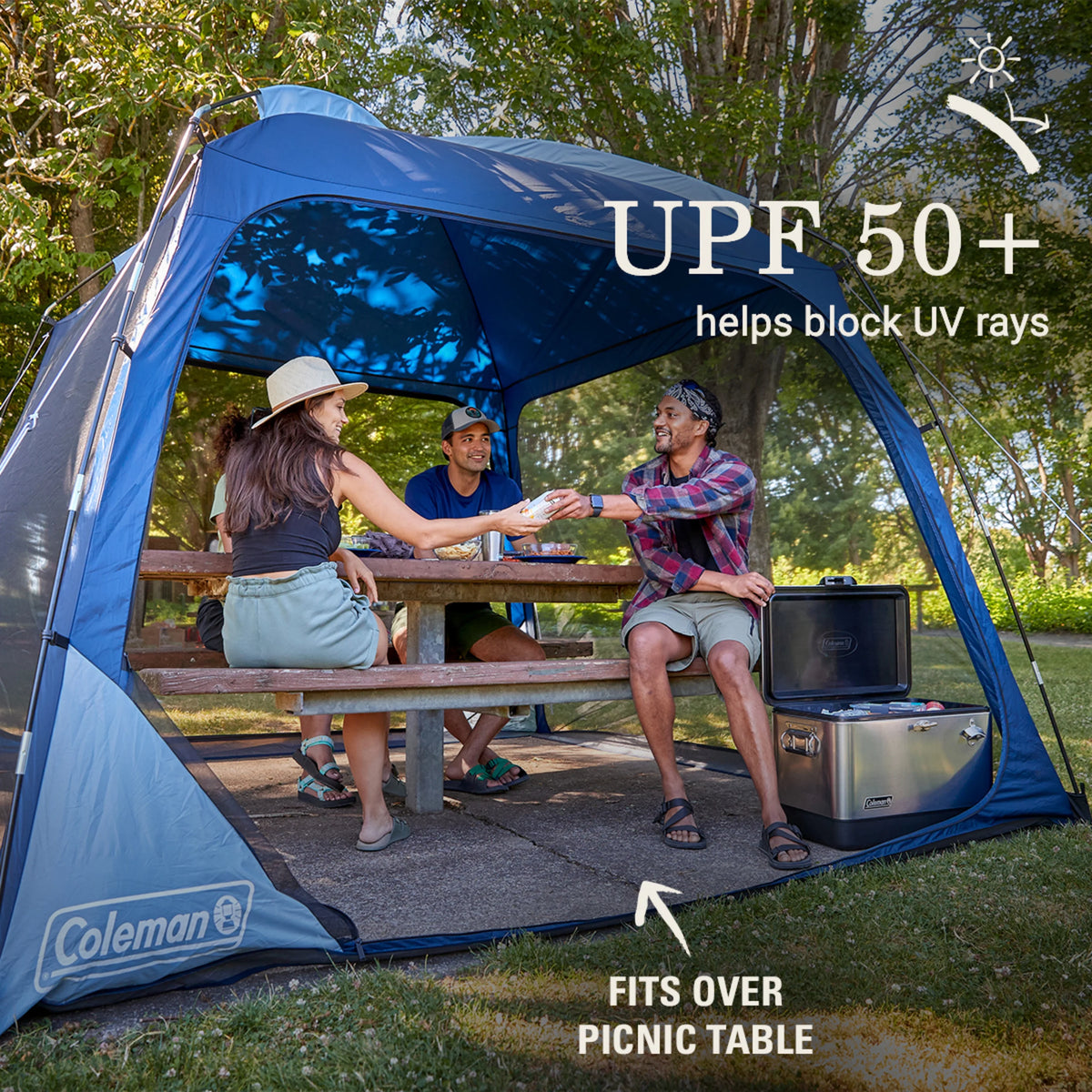 Tente dôme Coleman Skyshade 8 x 8 avec moustiquaire