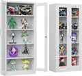 SISESOL Wide & Deep Metal Storage Cabinet with 2 Doors and 6 Shelves,72x36x18