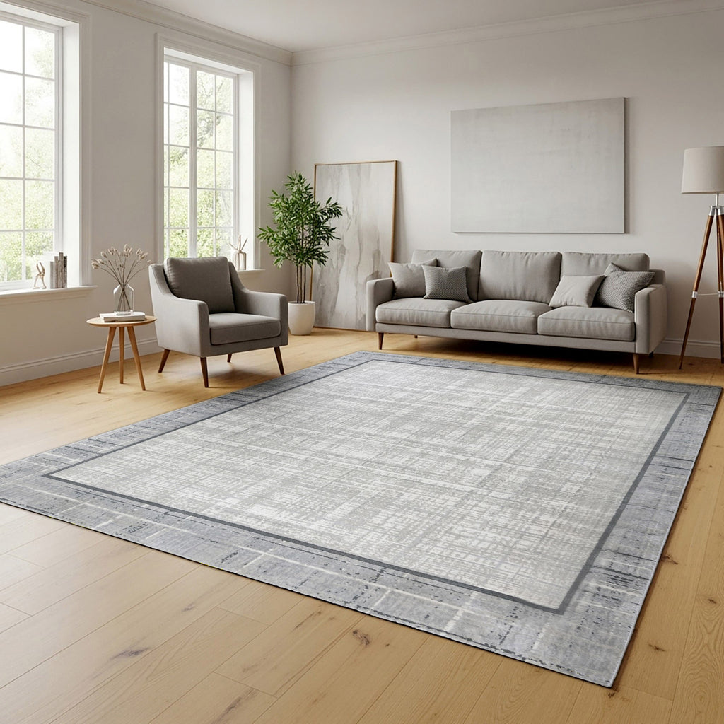 Eden Area Rug, Adelle Gray, 7'10" x 10'