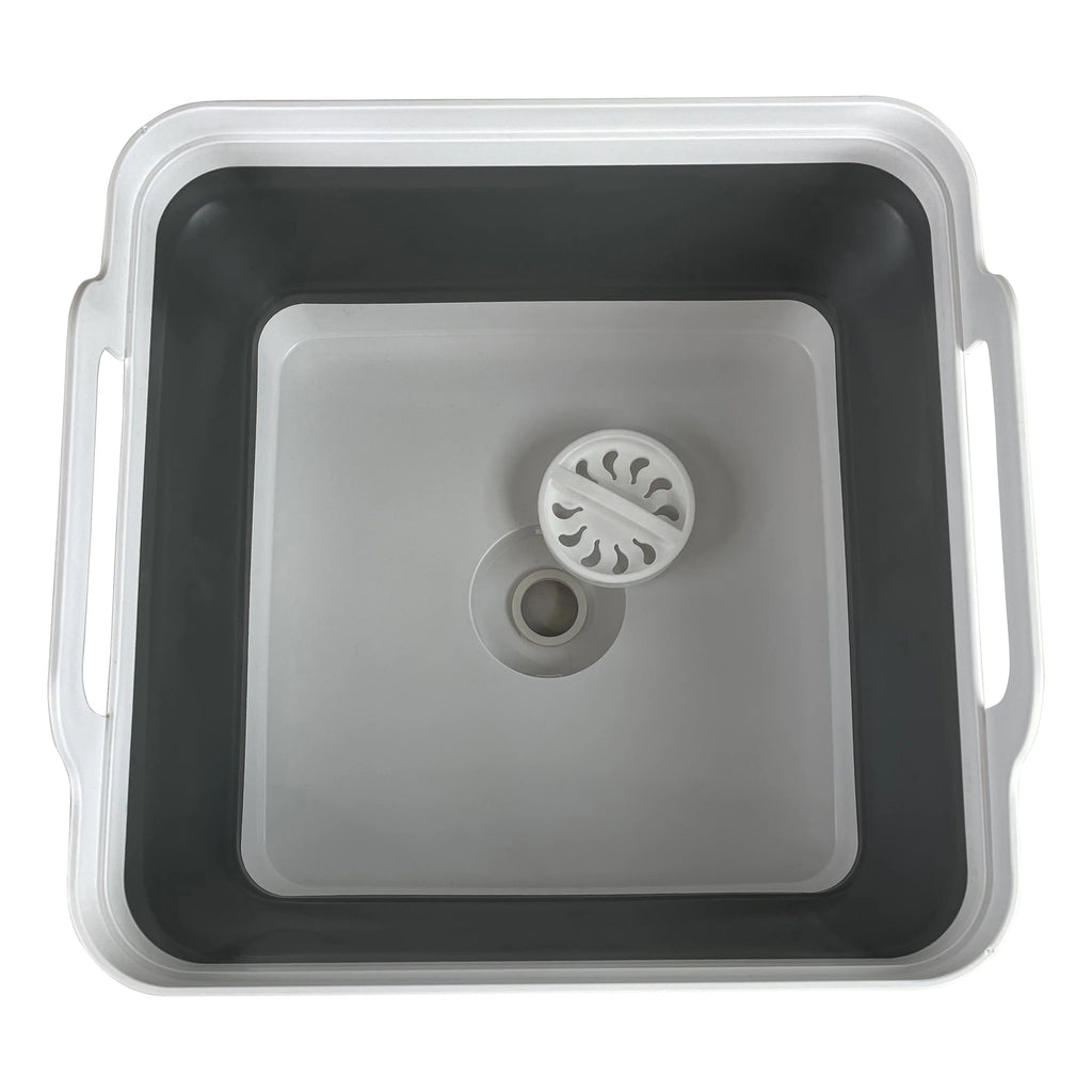 Évier pliable Trail 9,5 litres, 30,7 cm L x 30,7 cm l x 7 cm H (20 cm déplié)