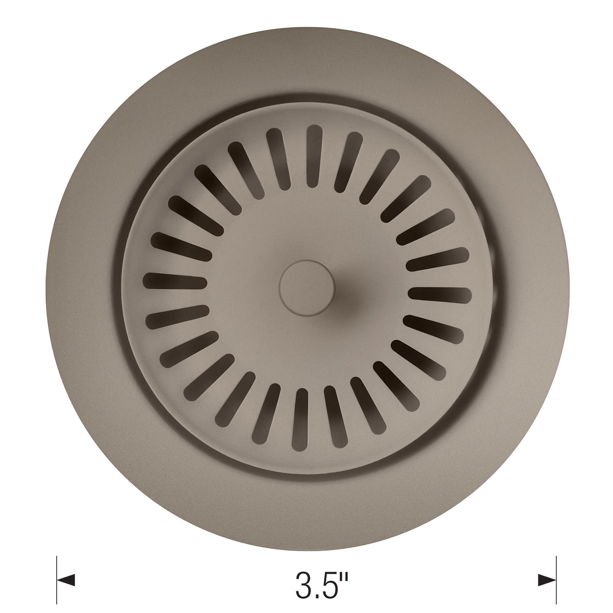 Blanco 240330 2.15 x 4.5 x 4.5 in. Decorative Metal Disposal Flange - Cafe