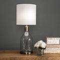Lampe de table en verre nuLOOM Vista 29 po, 29 po H x 12 po L x 12 po P, or