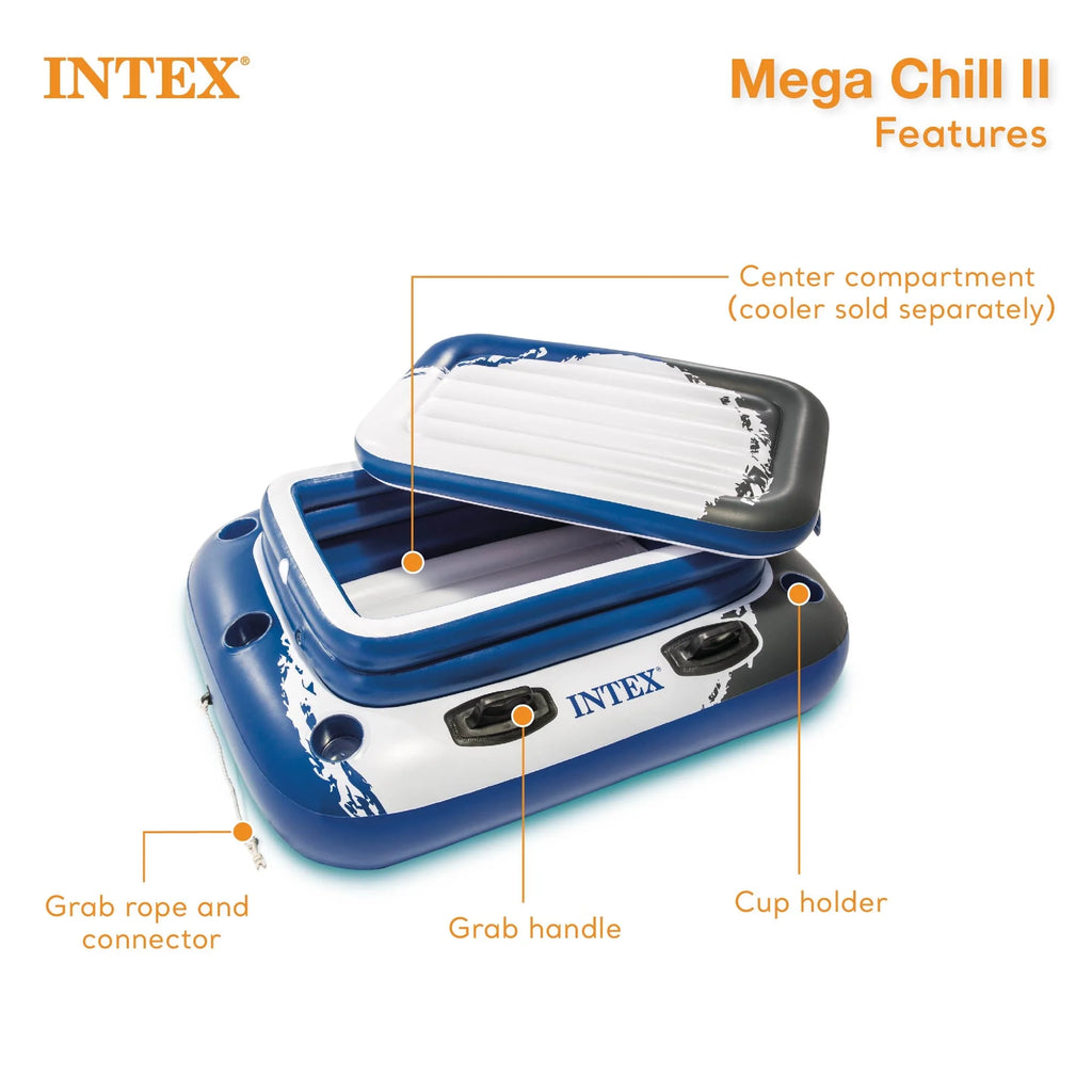 Piscine hors-sol INTEX Ultra XTR 5,49 m x 2,74 m x 1,32 m, bouées (lot de 2) et glacière gonflable