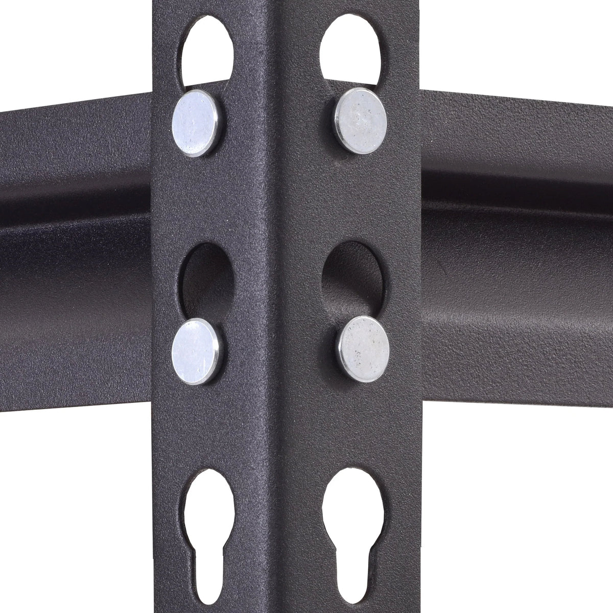 Muscle Rack 36"W x 18"D x 72"H 5-Tier Steel Shelving; 800 lb. Capacity per Shelf; Black