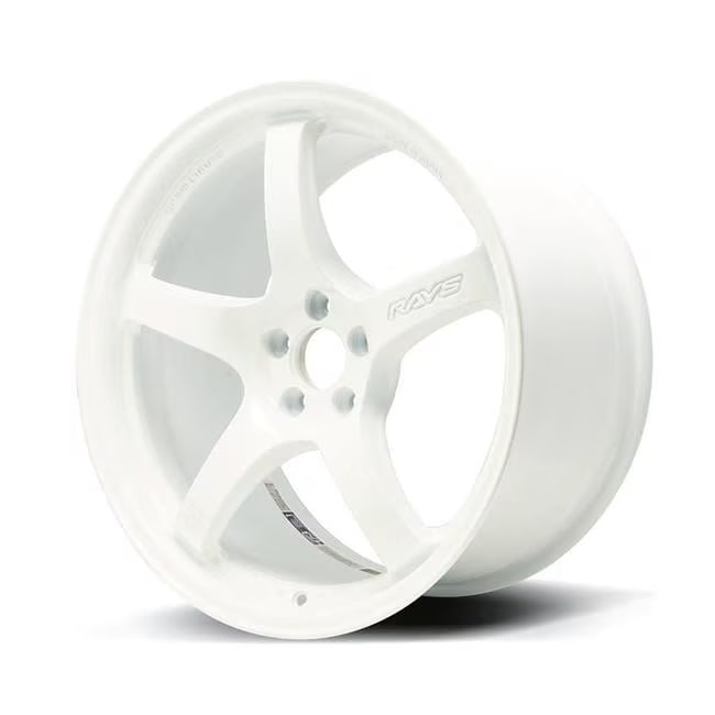 57CR 17 x 9 Plus 38 Offset 5 x 100 Bolt Paatern Ceramic White Pearl Wheel