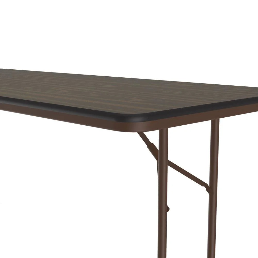 Correll 30"x 72" Econoline Laminate Folding Table, Walnut