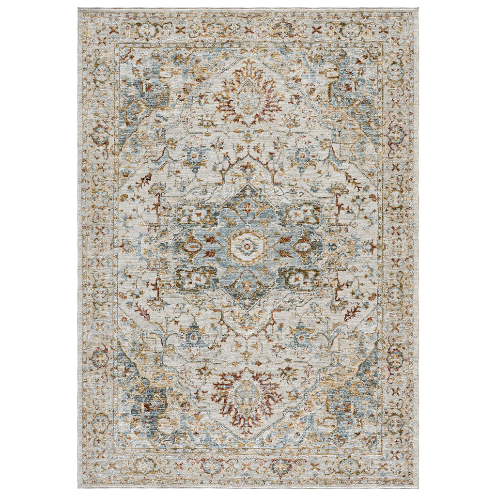 Safavieh Hamilton Area Rug, Ivory Blue, 5'3" x 7'6"