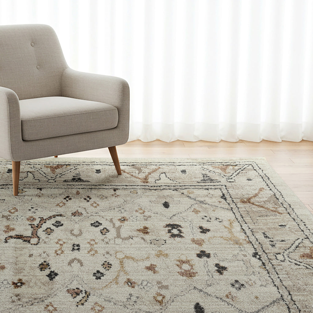 Solaris Area Rug, Ayana Ivory, 8'8" x 13'
